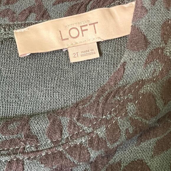 LOFT Jacquard Fit & Flare Dress 2T dark academia whimsigoth witchy mobwife - Picture 11 of 15